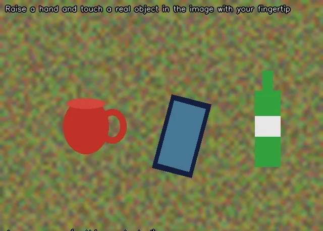 Step 1: Raw scene. Nothing selected.